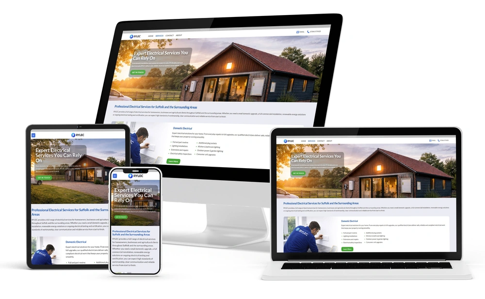 Multi Device Website Design Rylec
