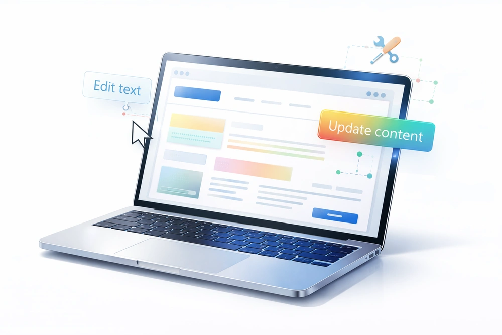 Update Website Content